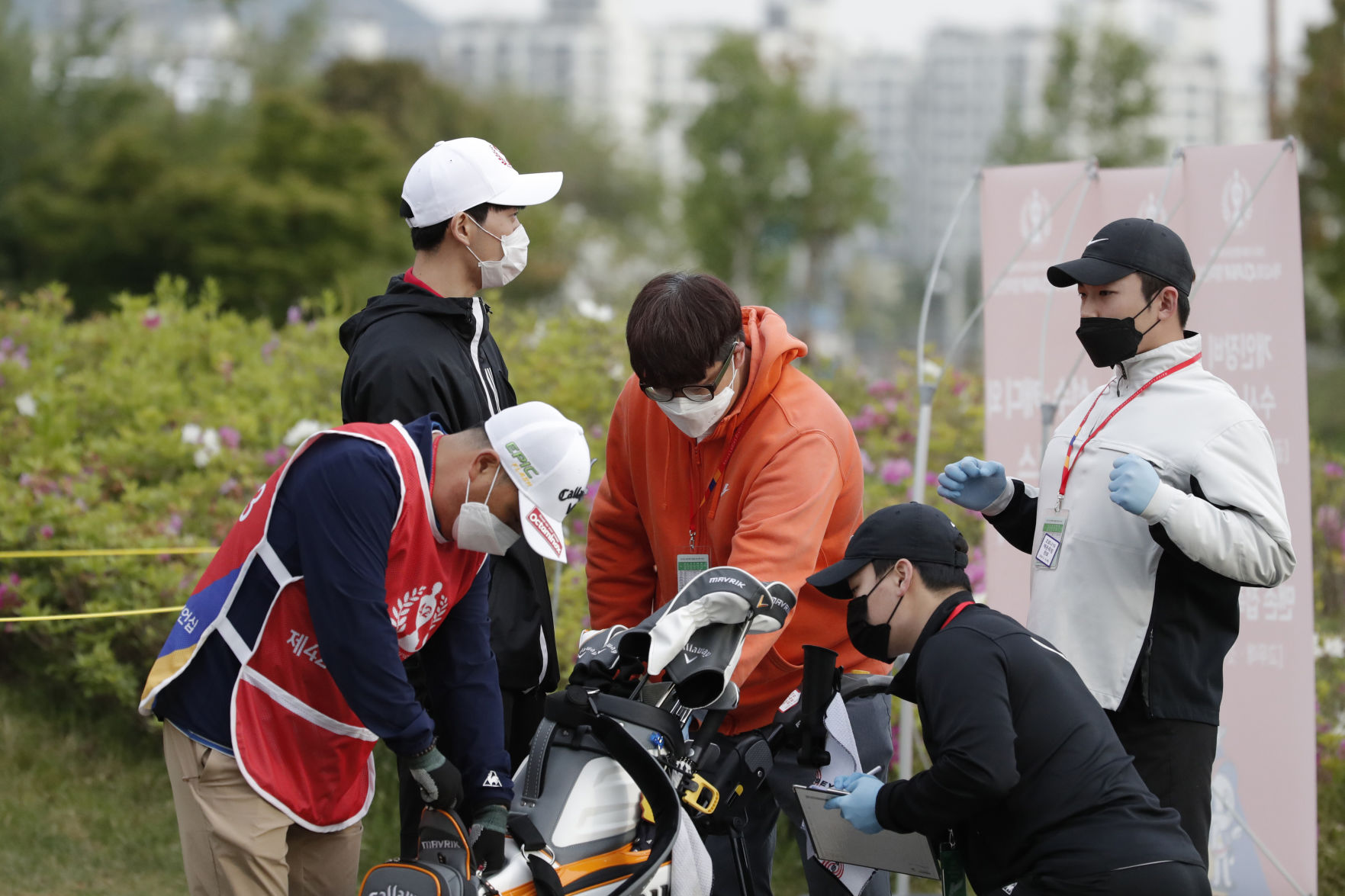 APTOPIX South Korea Women Golf